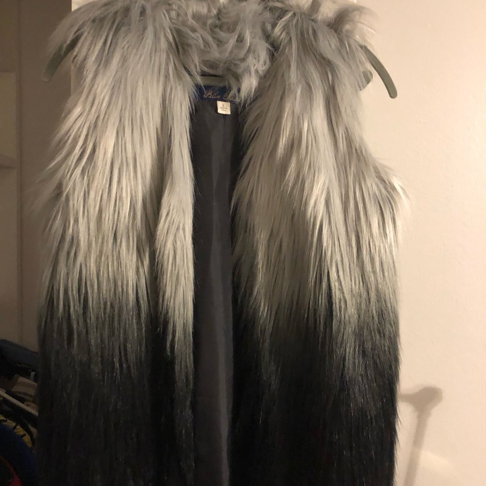 Faux fur vest